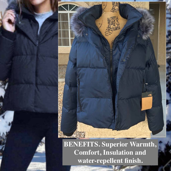 The North Face Jackets & Blazers - THE NORTH FACE Women's Dealio Down Crop Jacket Size XLarge